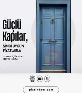 Platin Çelik Kapı Daire Kapısı.